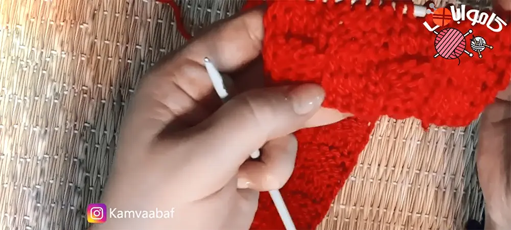 آموزش بافت مدل شطرنجی