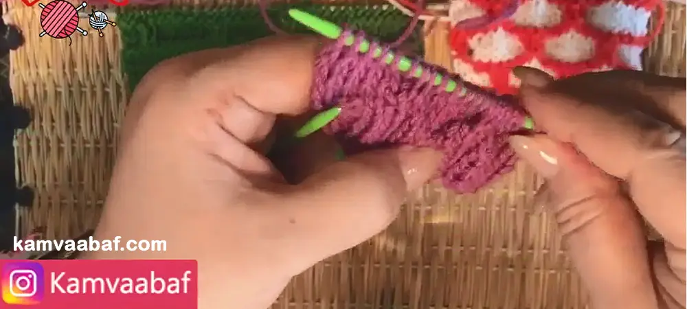 آموزش بافت مدل لانه زنبوری