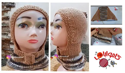 آموزش بافت کلاه زمستانی