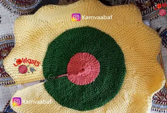 آموزش بافت پترن دایره ای